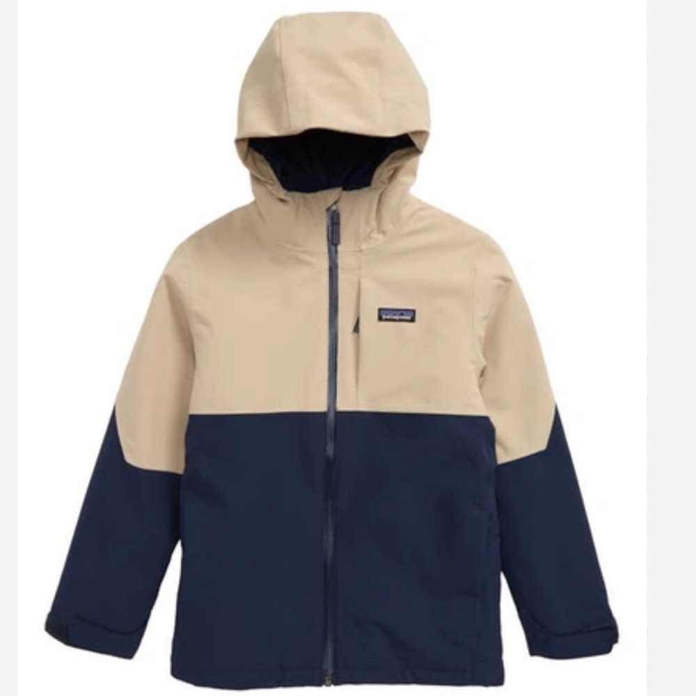 Patagonia Boys 4-in-1 Navy and Cream Coat